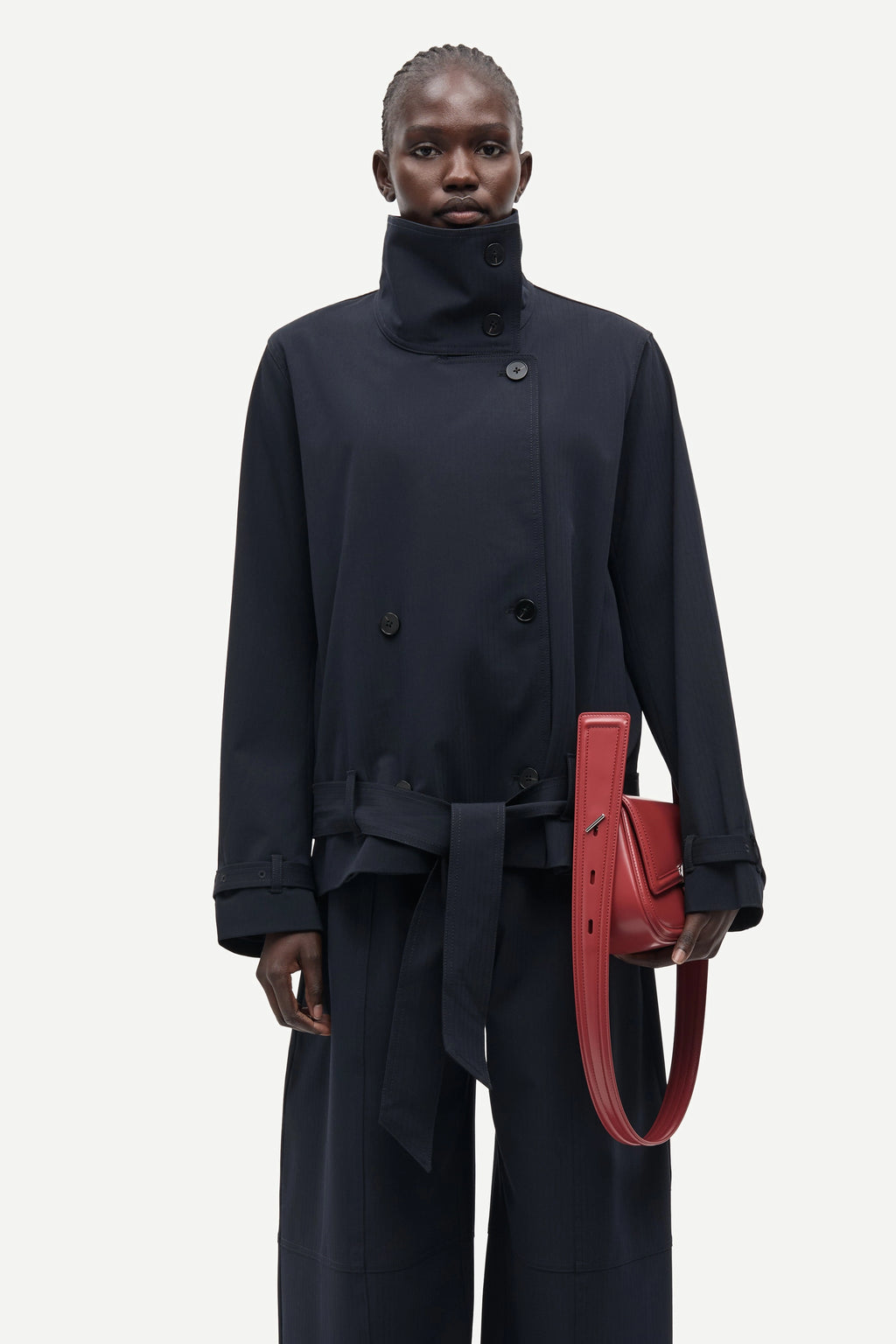 SAMSOE Sabianca Salute: blue jacket for women