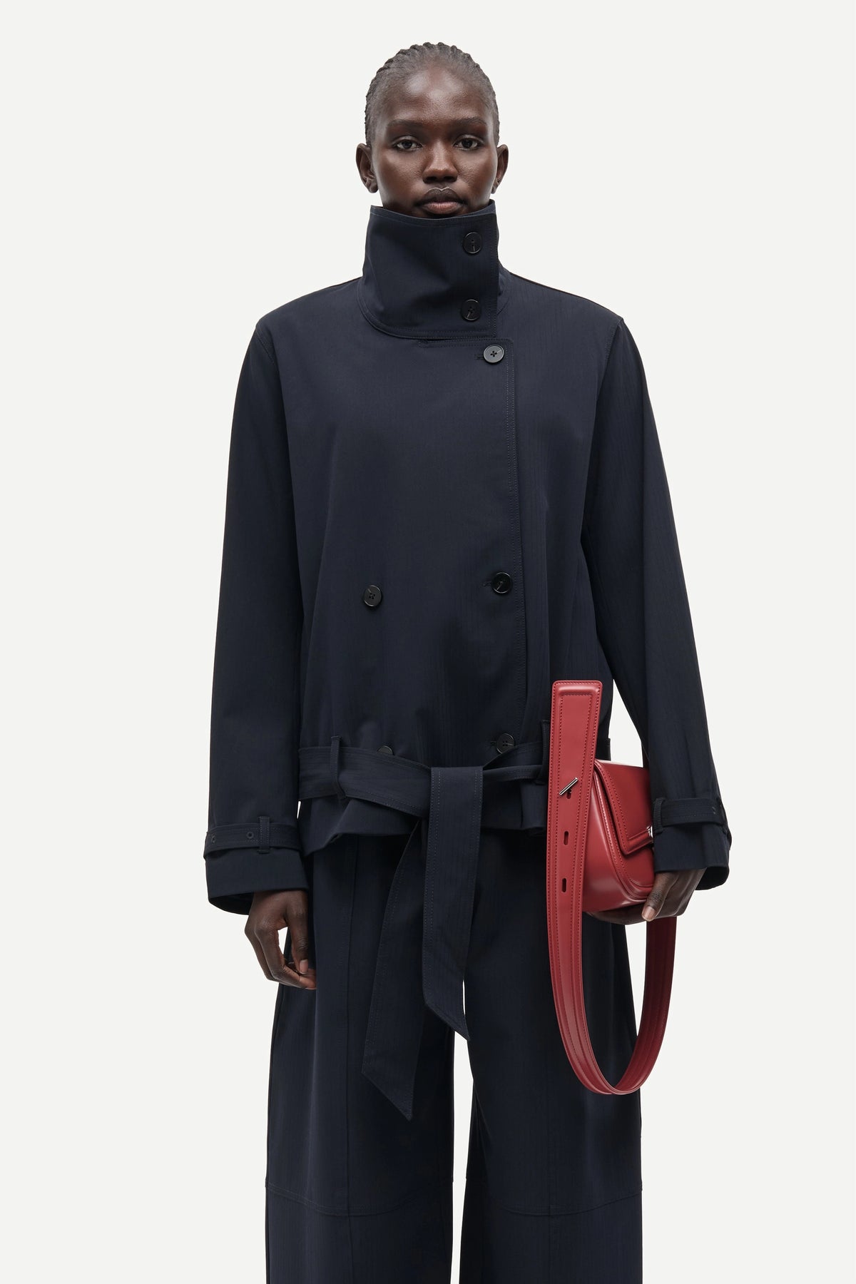 SAMSOE Sabianca Salute: blue jacket for women
