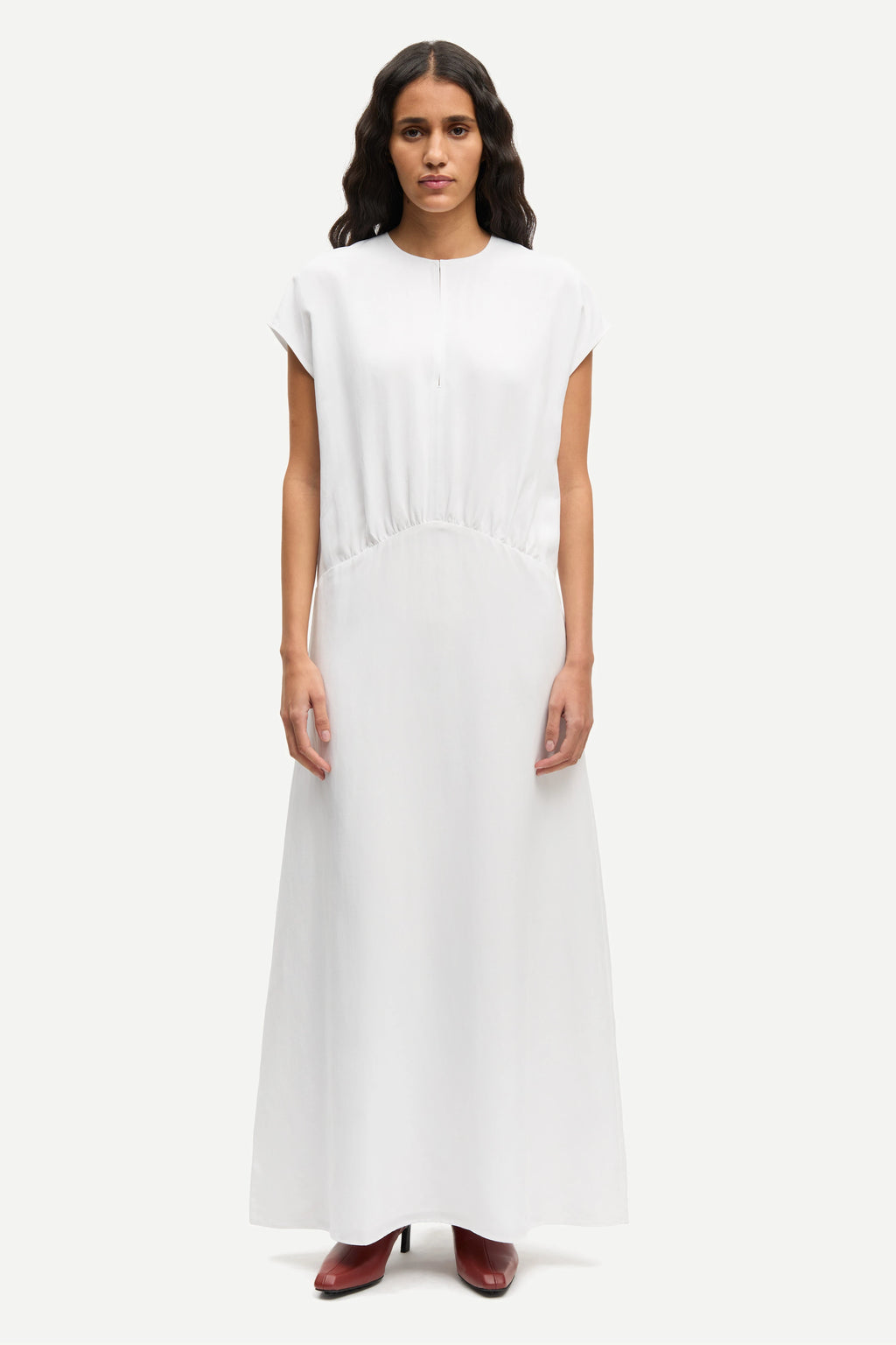 SAMSOE | VESTIDOS | MUJER | SADAPHNE DRESS 1526 WHITE | BLANCO