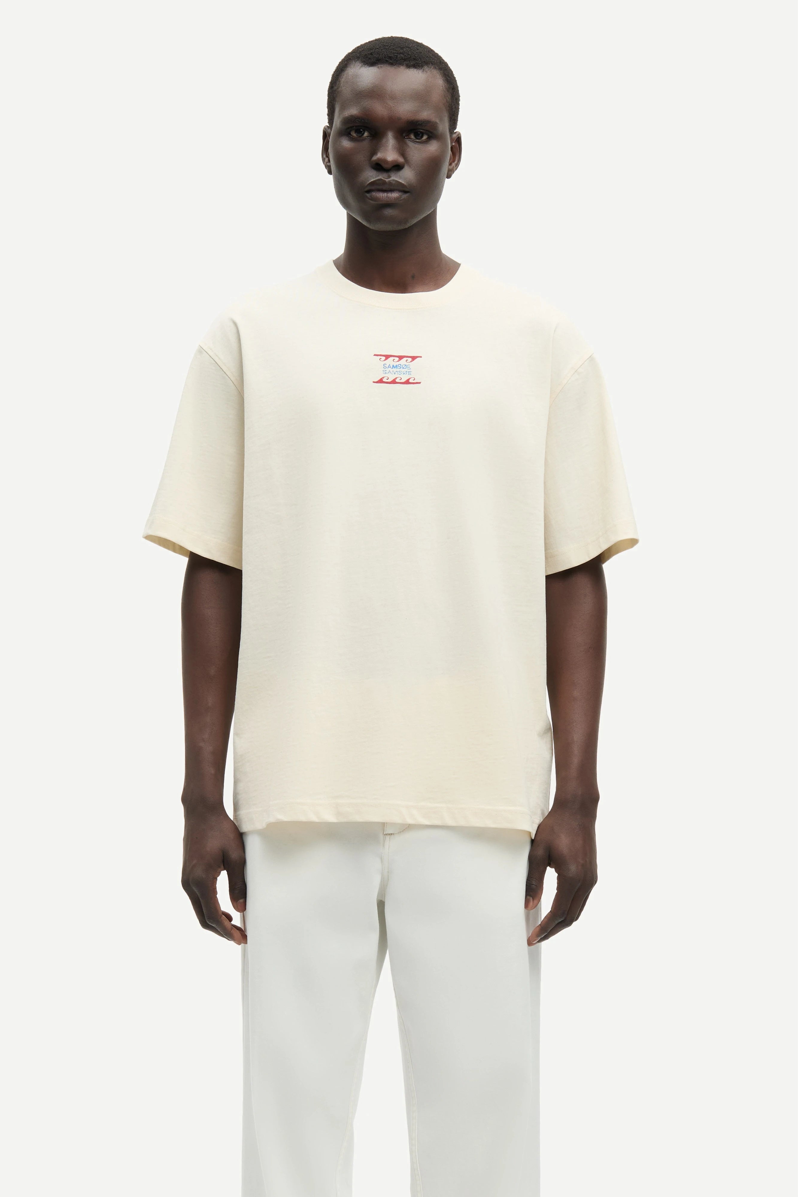SAMSOE Sagergei T-shirt 15: بيج تيشيرت للرجال