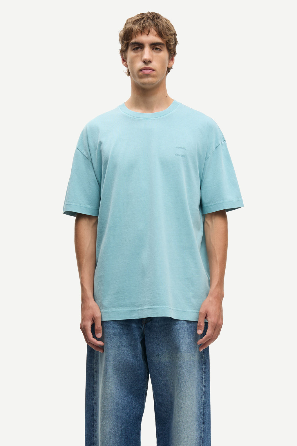 SAMSOE | T-SHIRTS | MEN | SAJOEL 1548 TOURMALINE | BLUE