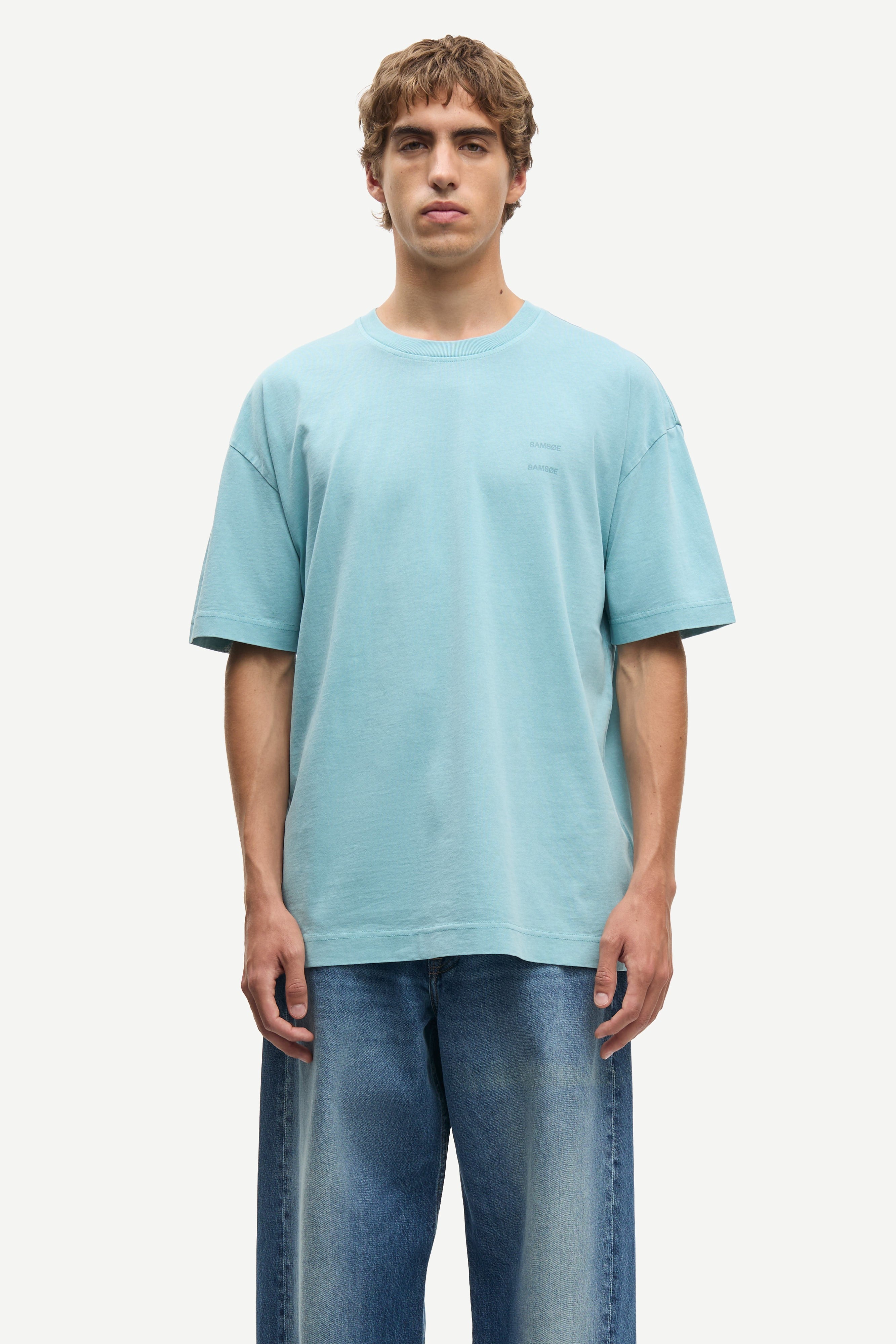 SAMSOE | T-SHIRTS | MEN | SAJOEL 1548 TOURMALINE | BLUE