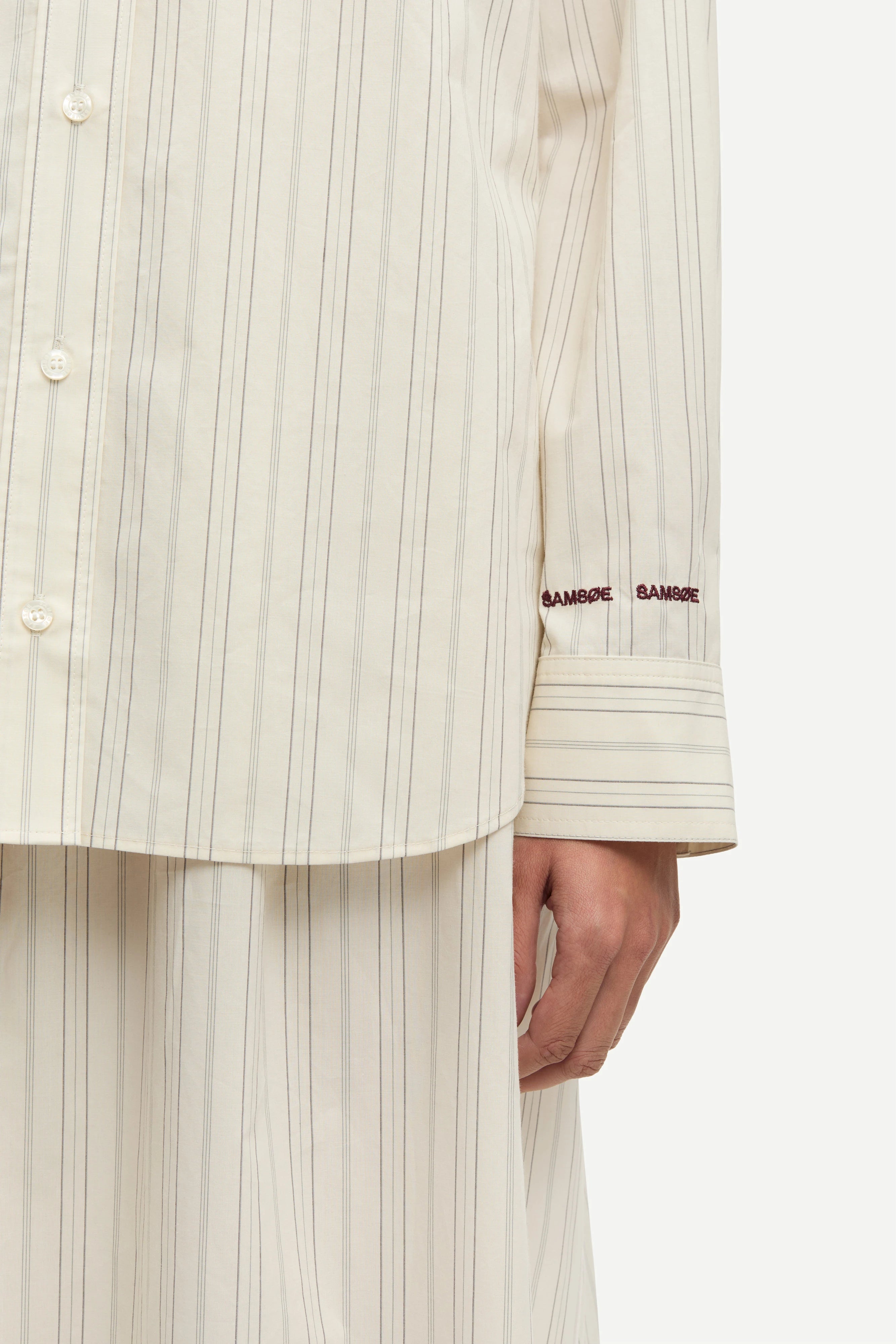 SAMSOE | CAMISAS | MUJER | SALOVA POCKET SHIRA BONE ST. | BLANCO