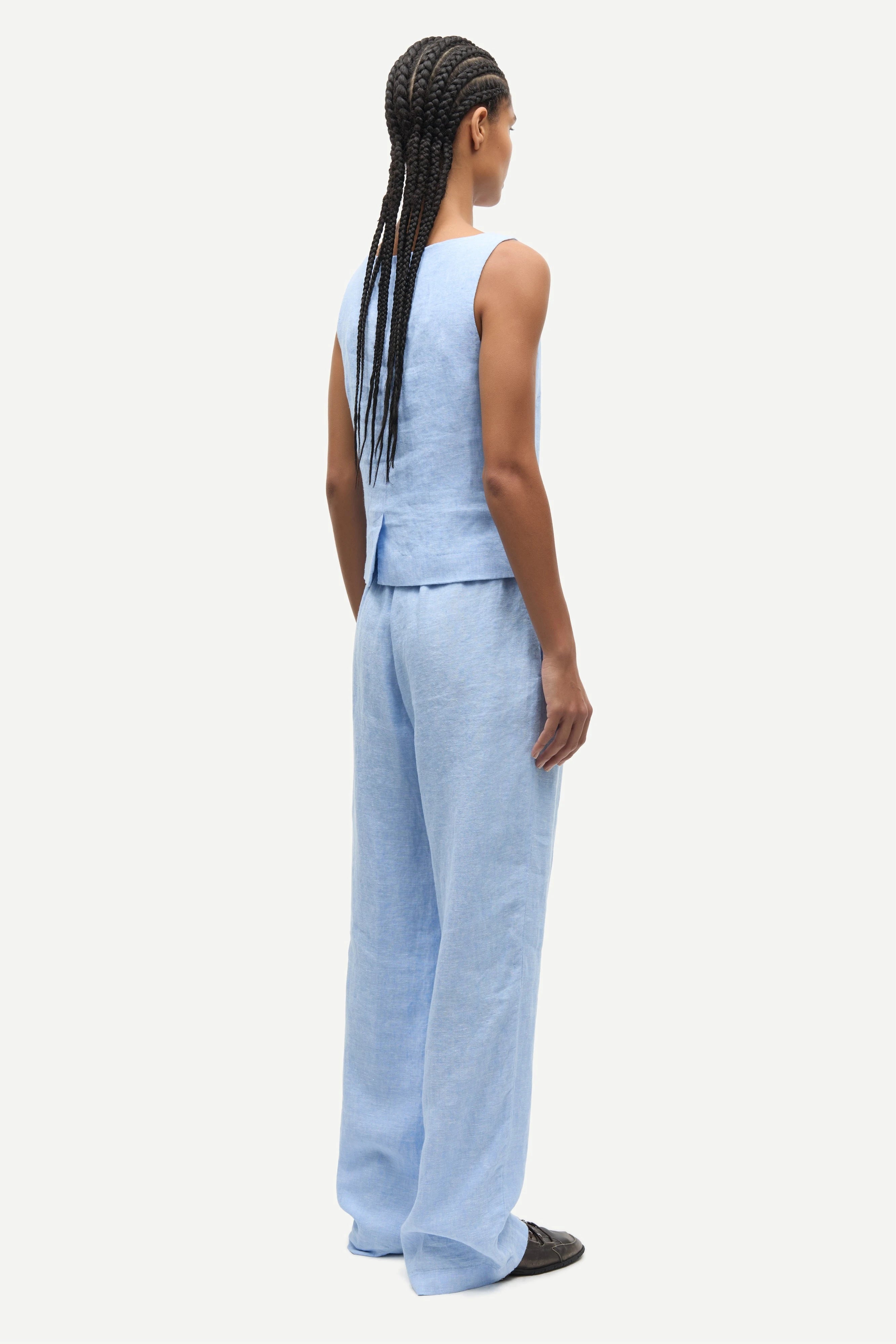 SAMSOE | JACKETS | WOMEN | SALOVES VEST 14329 BEL AIR BLUE MEL. | BLUE