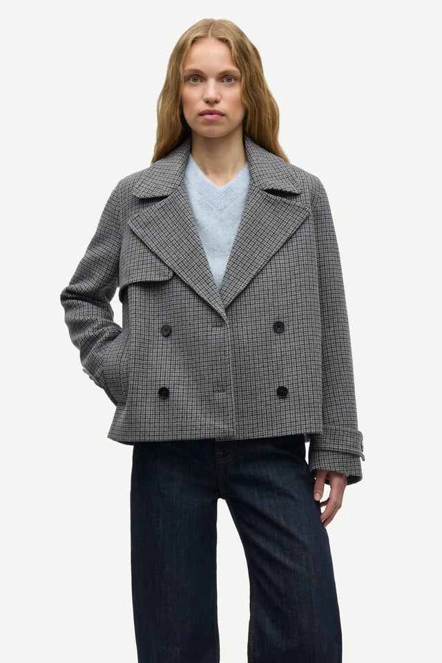 SAMSOE Samarta GREY MEL: grigio giacca da donna