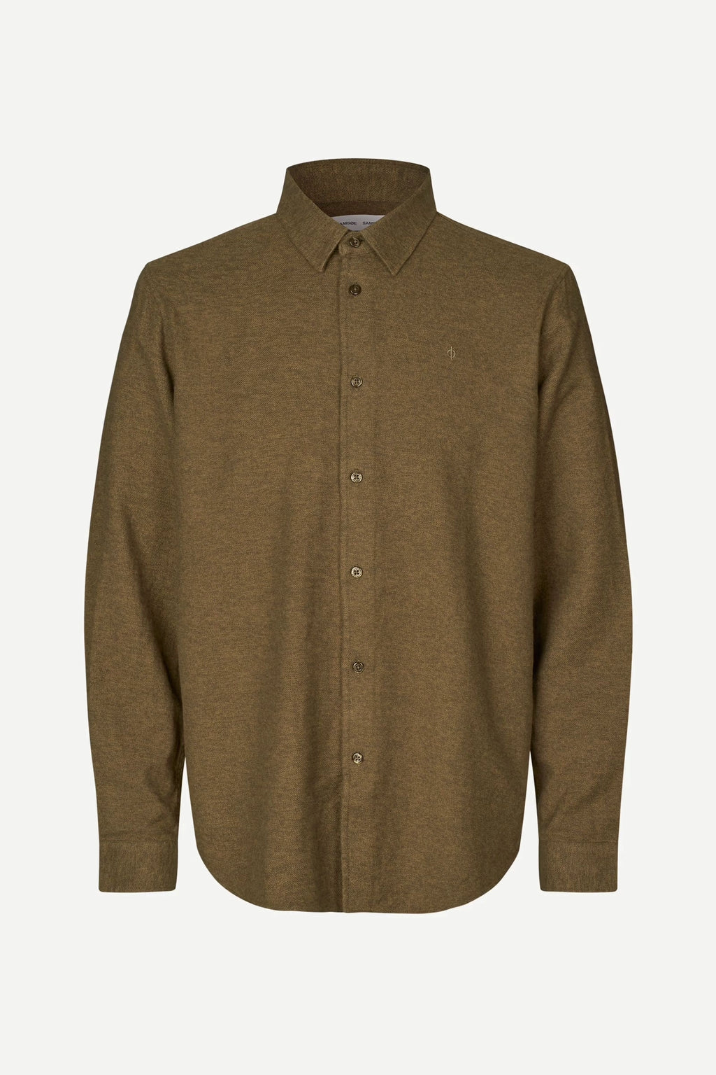 SAMSOE | CAMISA | HOMBRE | LIAM NX SHIRT TURKISH COFFEE | VERDE