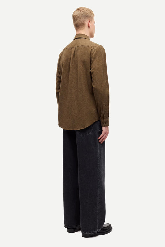 SAMSOE | CAMISAS | HOMBRE | LIAM NX SHIRT TURKISH COFFEE | VERDE