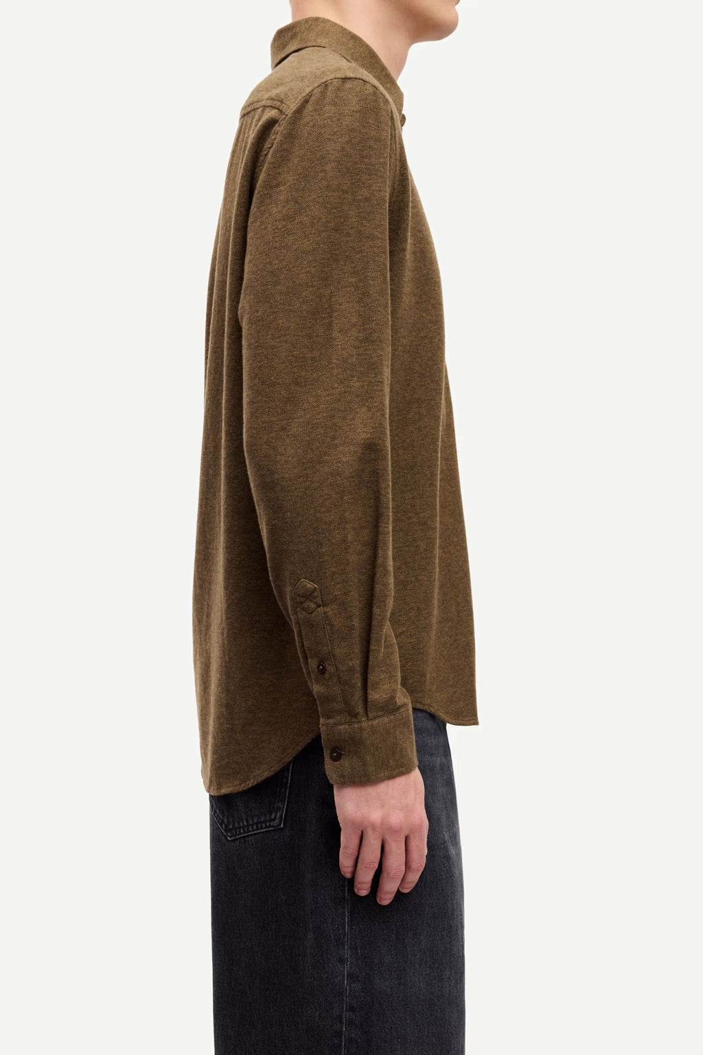 SAMSOE | CAMISA | HOMBRE | LIAM NX SHIRT TURKISH COFFEE | VERDE