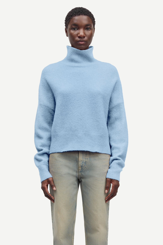 SAMSOE | JERSEYS | MUJER | NOLLA TN DELLA ROBBIA BLUE | AZUL