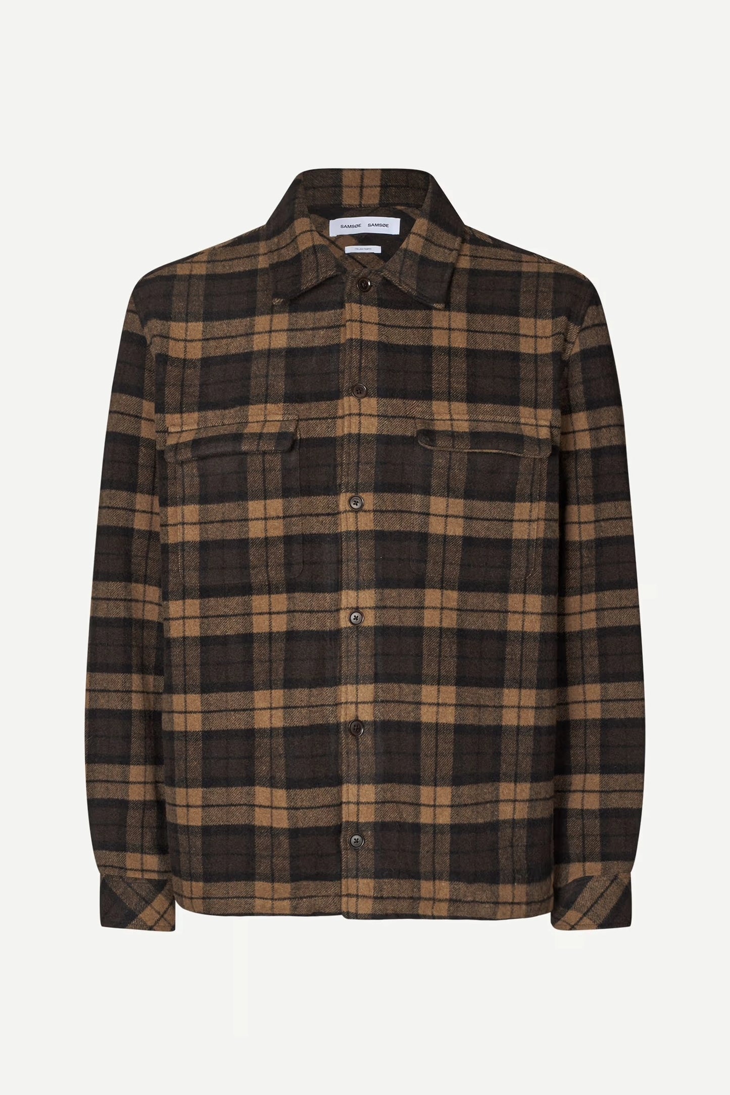 SAMSOE | SOBRECAMISA | HOMBRE | SACASTOR X H OVERSHIRT TURKISH COFFEE | MARRÓN