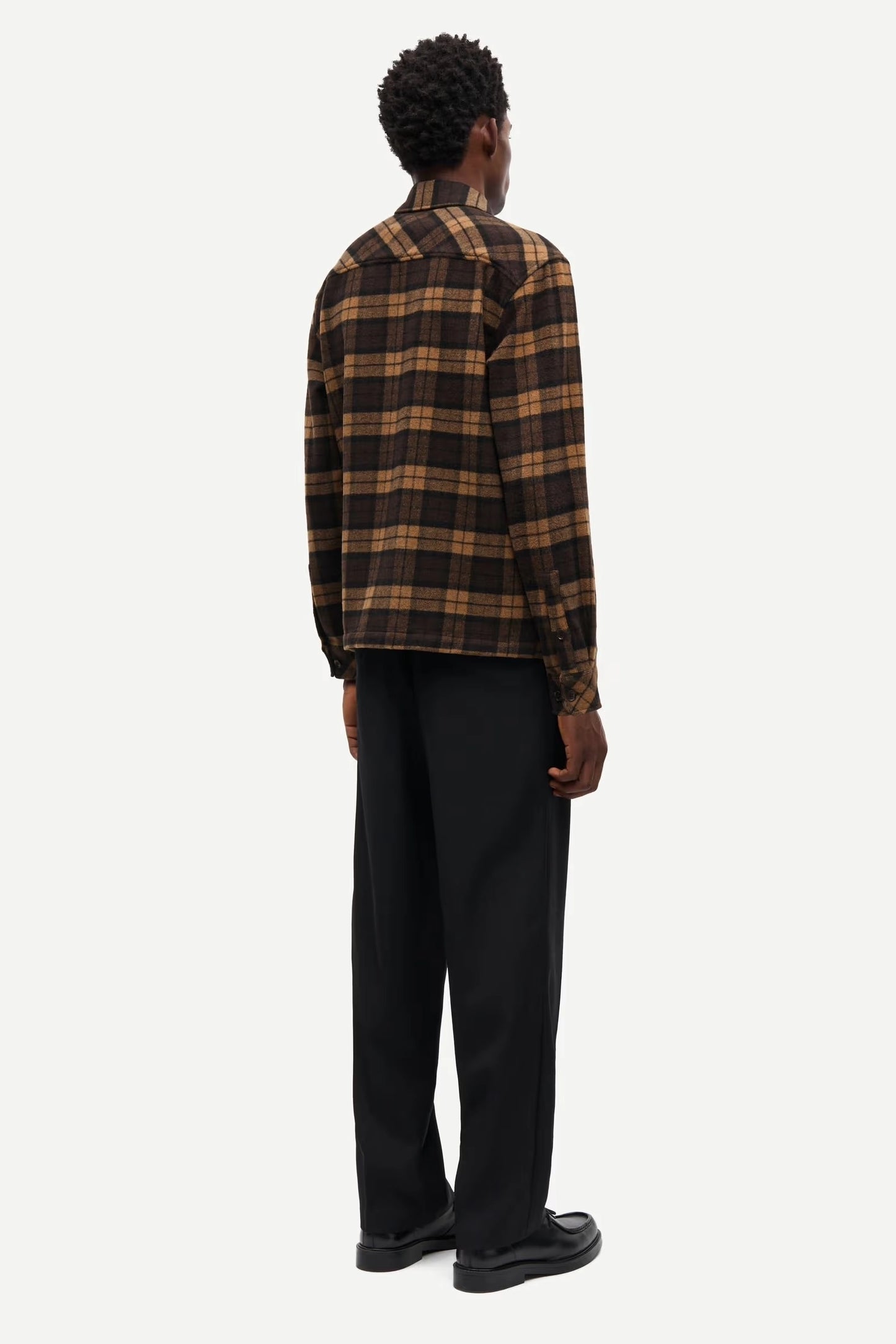 SAMSOE | SOBRECAMISA | HOMBRE | SACASTOR X H OVERSHIRT TURKISH COFFEE | MARRÓN