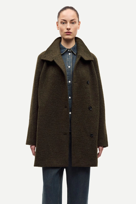 SAMSOE | CHAQUETAS | MUJER | SAHANNE JACKET DEEP FOREST | MARRÓN