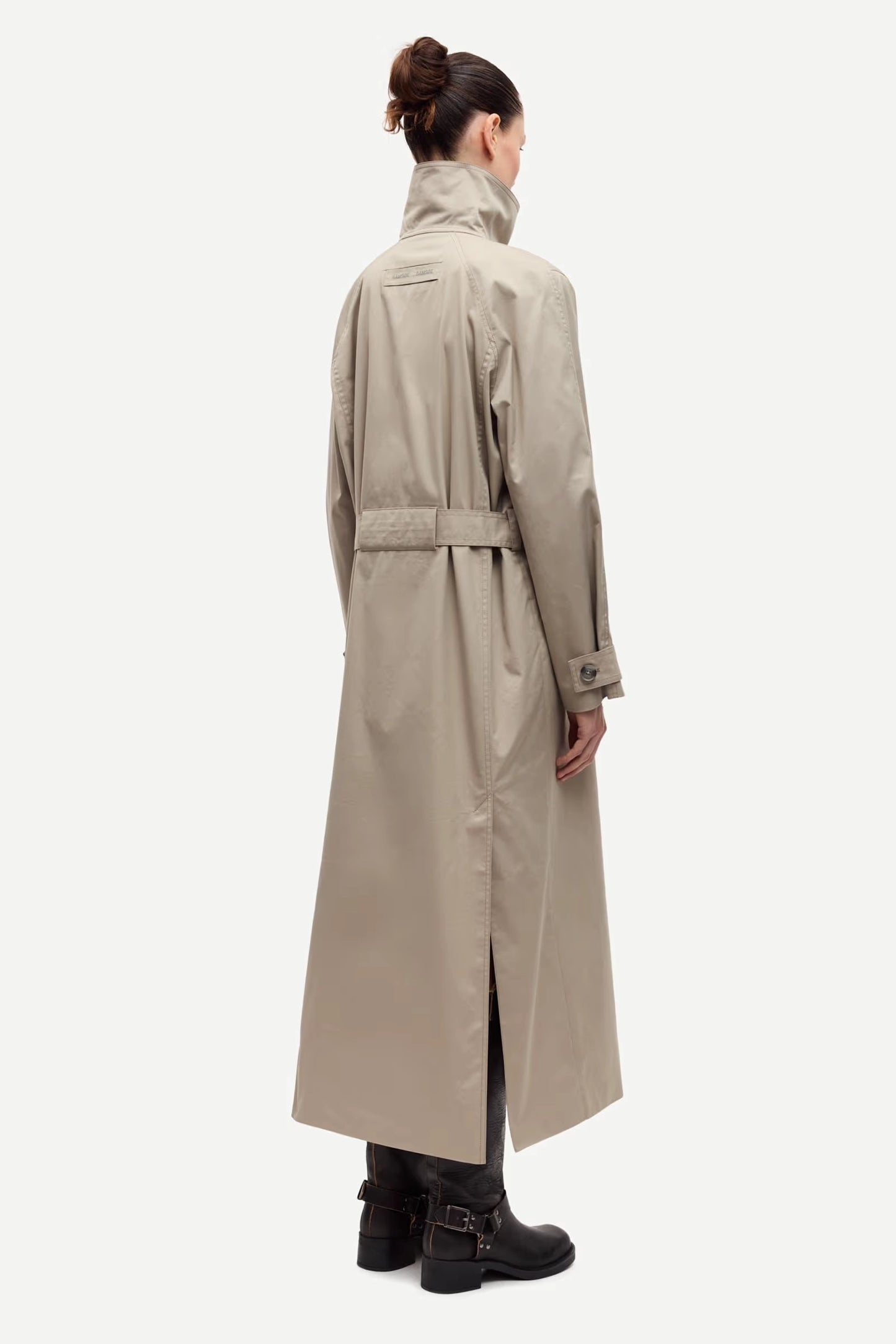 SAMSOE | GABARDINA | MUJER | SAHAYES COAT ALUMINIUM | BEIGE