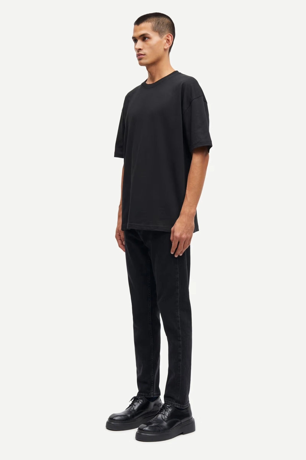 SAMSOE | CAMISETA | HOMBRE | SAHUDSON T-SHIRT 15 | NEGRO