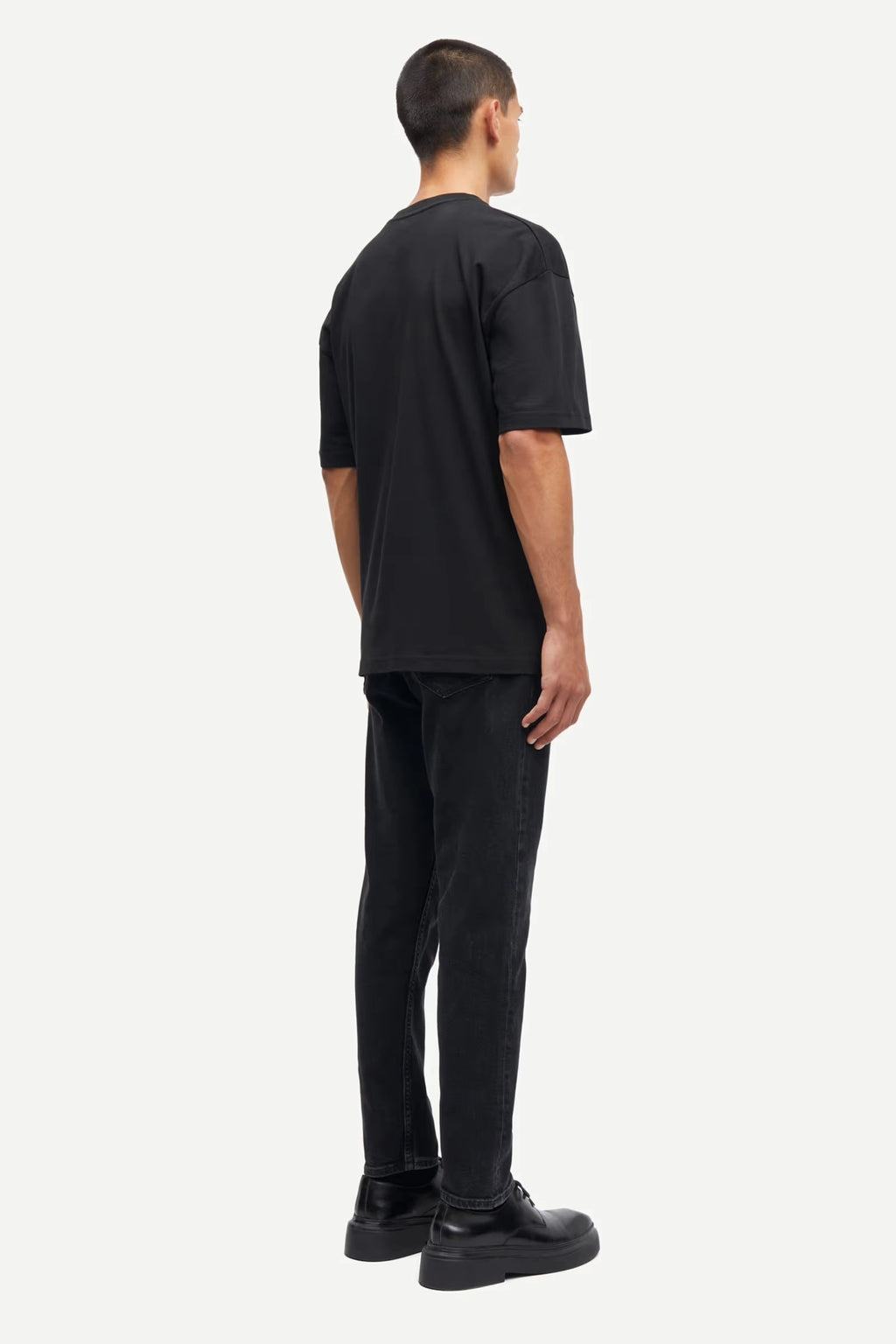 SAMSOE | CAMISETA | HOMBRE | SAHUDSON T-SHIRT 15 | NEGRO