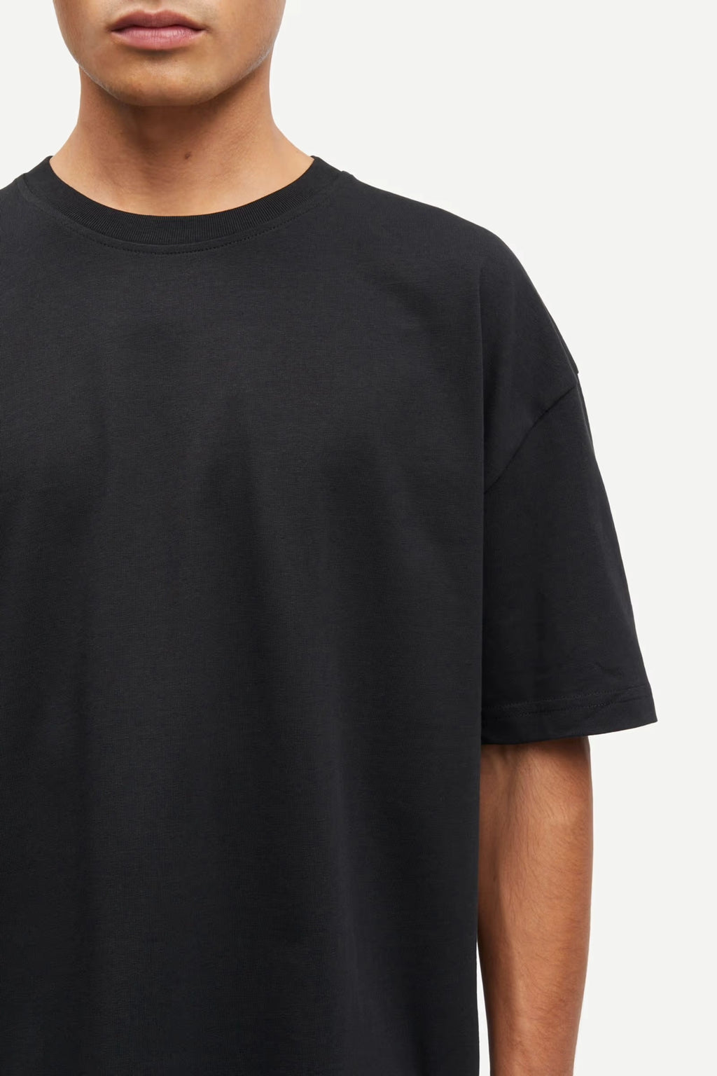 SAMSOE | CAMISETA | HOMBRE | SAHUDSON T-SHIRT 15 | NEGRO