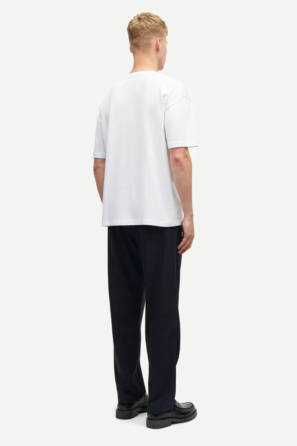 SAMSOE Sahudson T-shirt 15: hvid T-shirt til mænd