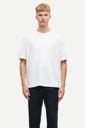 SAMSOE Sahudson T-shirt 15: hvid T-shirt til mænd