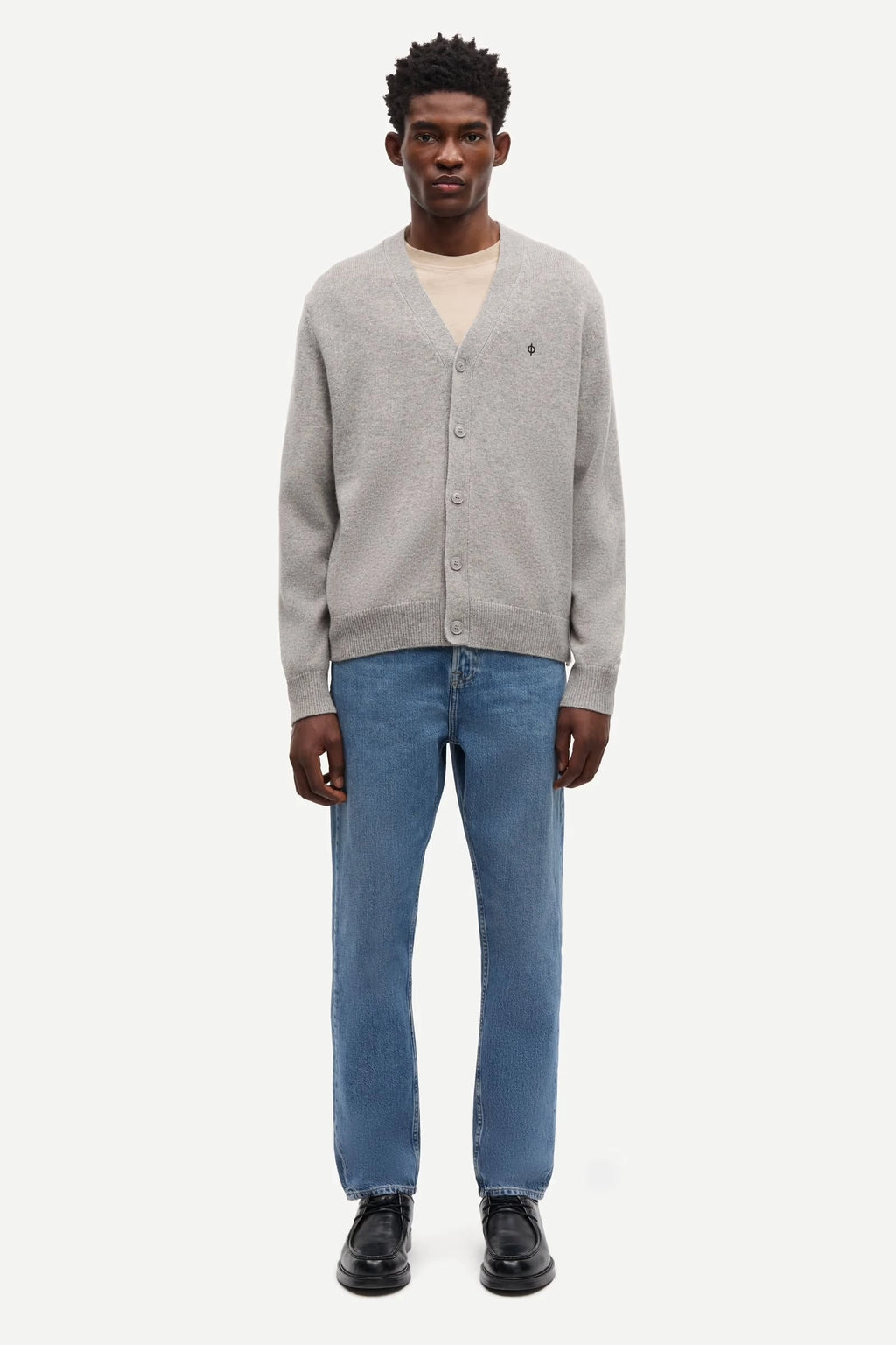 SAMSOE | CARDIGAN | MAN | SAPATRIK CARDIGAN 1 GRAY MEL | GREY