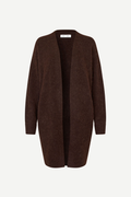 SAMSOE | CARDIGAN | WOMEN'S | NOR CARDIGAN BLACK COFFEE | BROWN