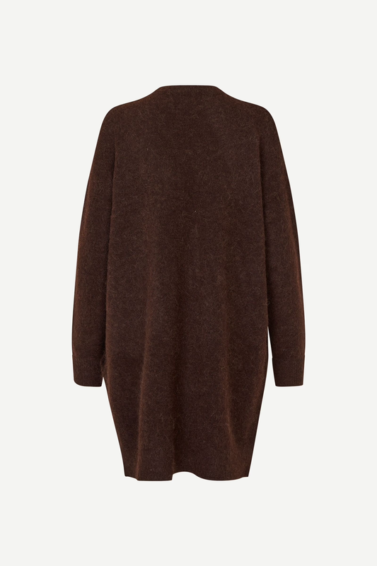 SAMSOE | CARDIGAN | MUJER | NOR CARDIGAN BLACK COFFEE | MARRÓN