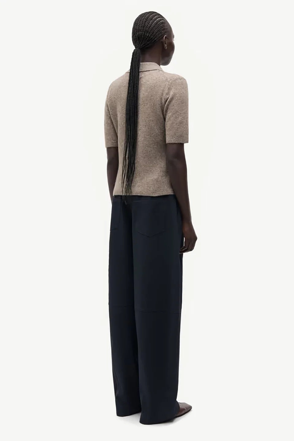 SAMSOE Sabianca Salute: blauw broek voor dames
