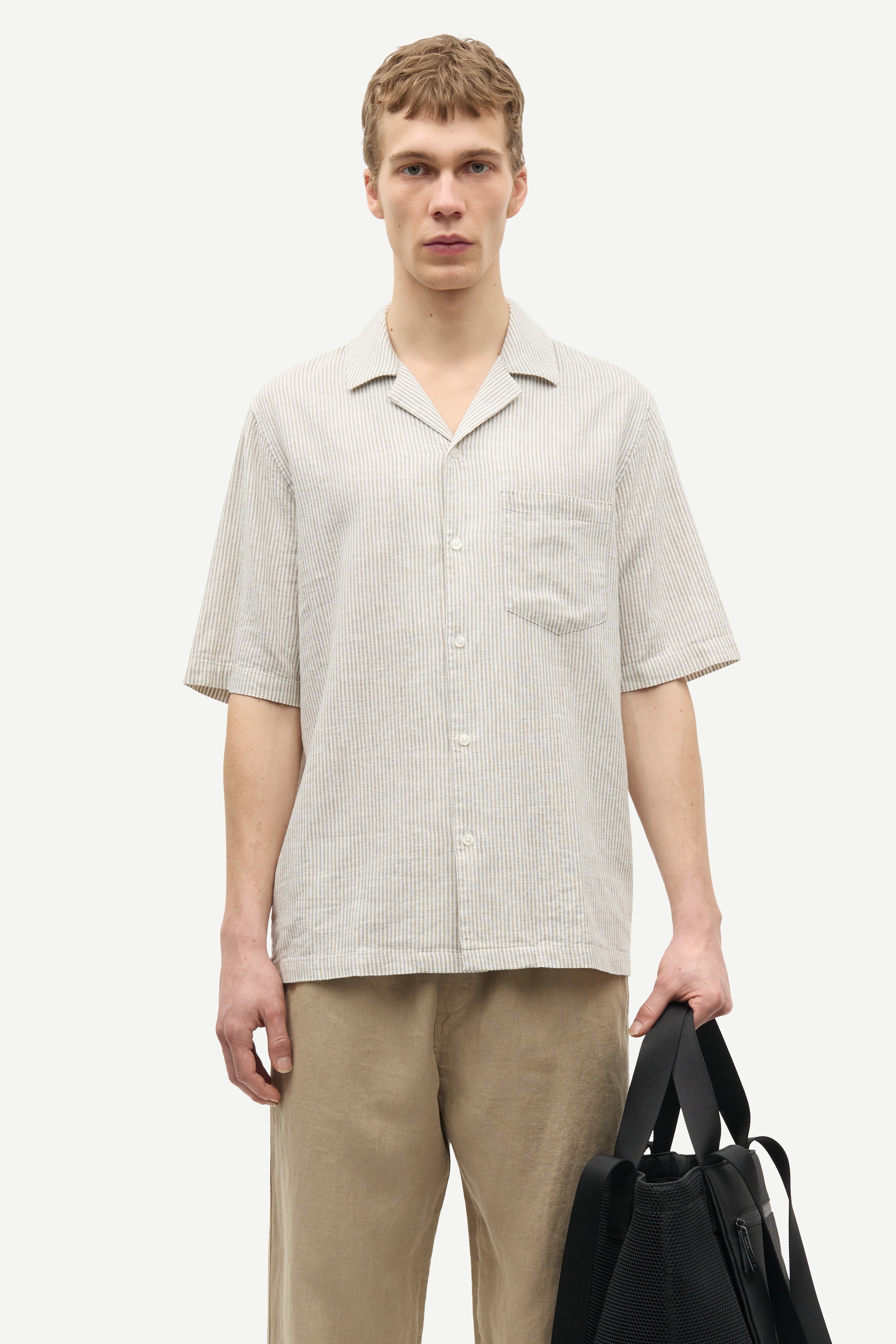 SAMSOE Saoscar AP 16 Aluminum ST: caqui camisas pour homme