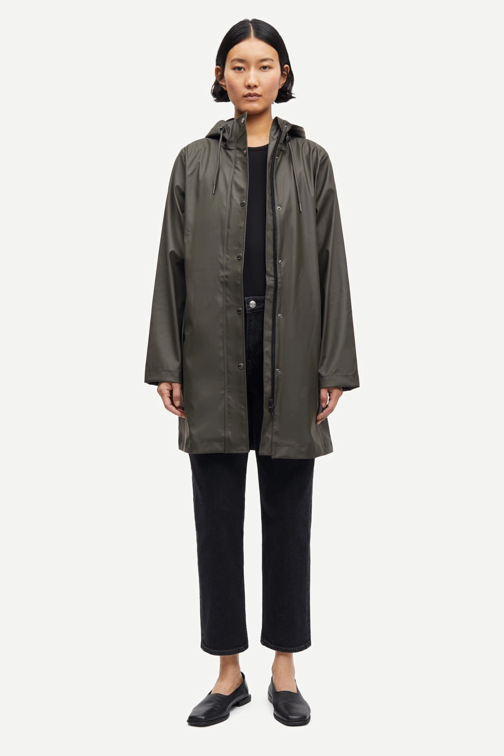 SAMSOE Sastala Rosin: green jacket for women