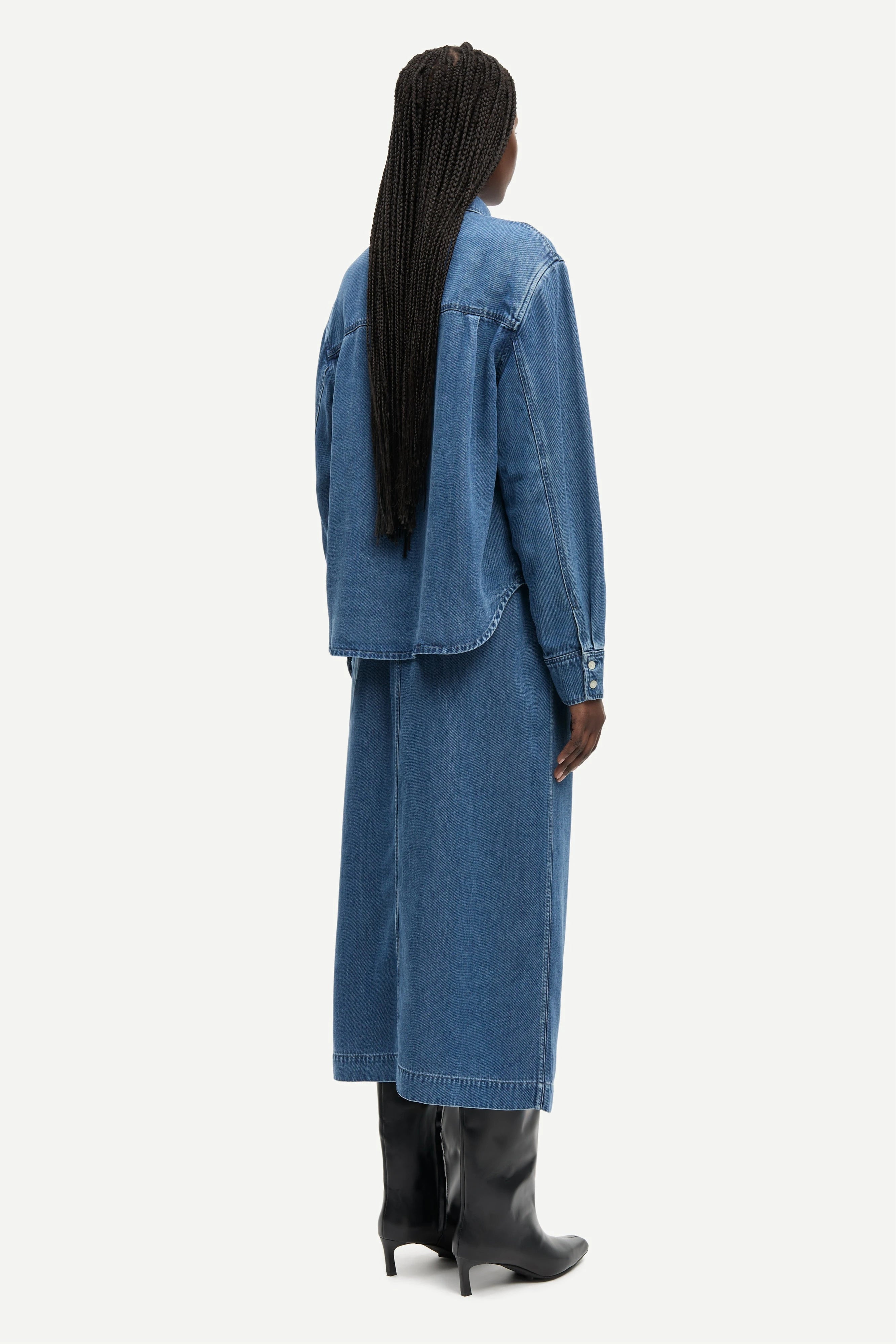 SAMSOE | SKIRTS | WOMEN | SATOVES SKIRT 15645 MEDIUM DENIM BLUE | BLUE