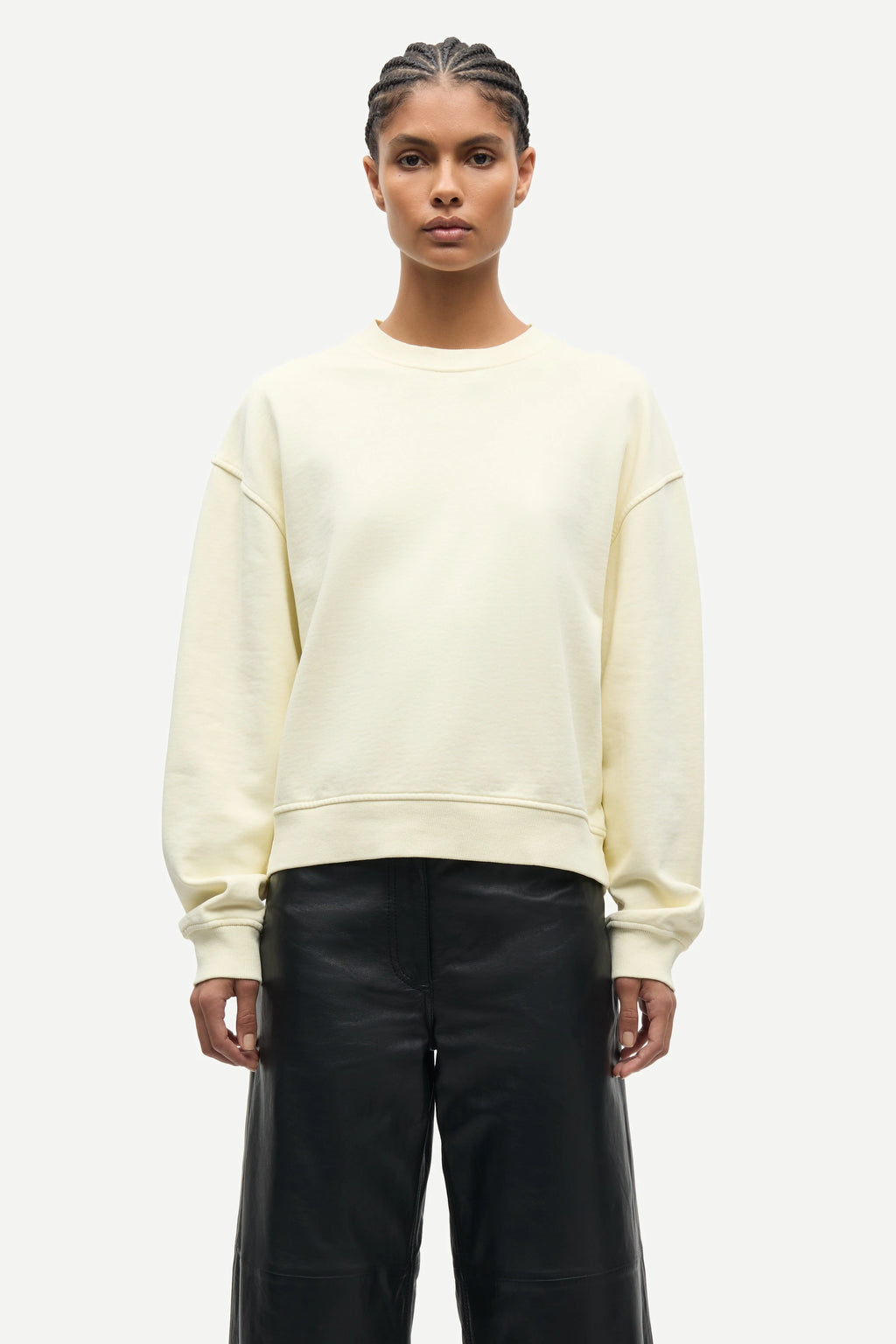 SAMSOE | SWEATSHIRTS | WOMAN | SAVAN SWEAT 1569B ETHEREAL GREEN PIGMENT | GREEN