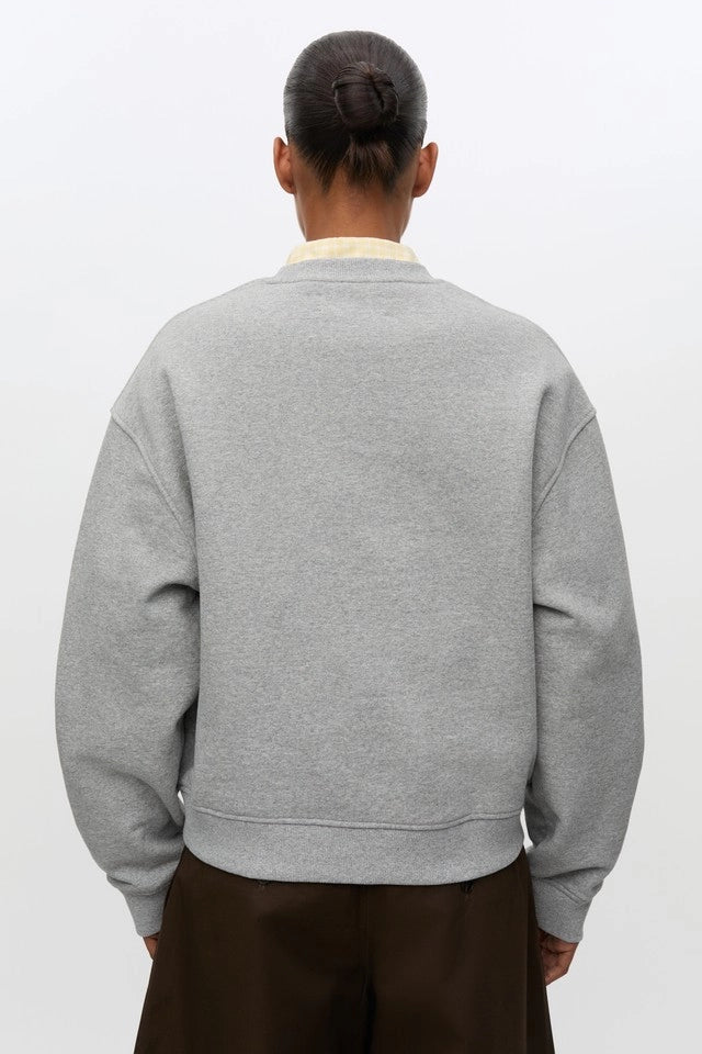 SAMSOE | JERSEYS | MUJER | SAVAN SWEAT 1569G GREY MEL. LOGO | GRIS