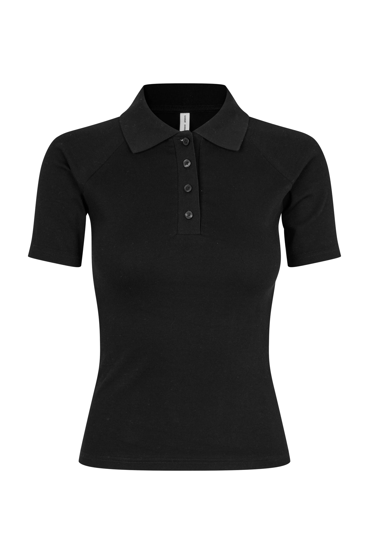 SAMSOE | POLS | DONA | SAALEX SS POLO 754 BLACK | NEGRE