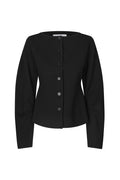 SAMSOE Saally Black: zwart jas voor dames