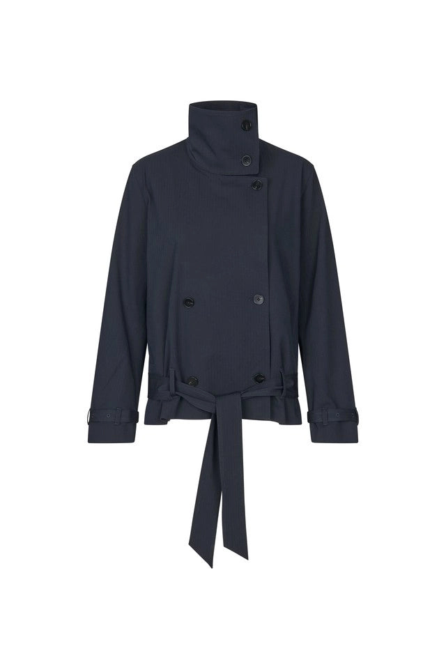 SAMSOE Sabianca Salute: blue jacket for women