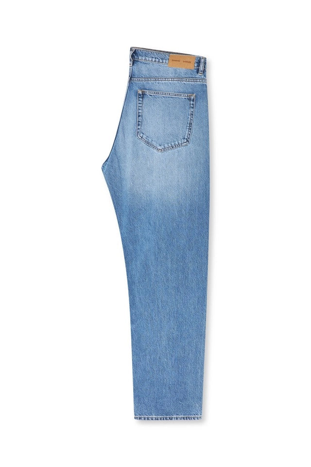 SAMSOE Saeddie Retro: blu pantaloni da uomo
