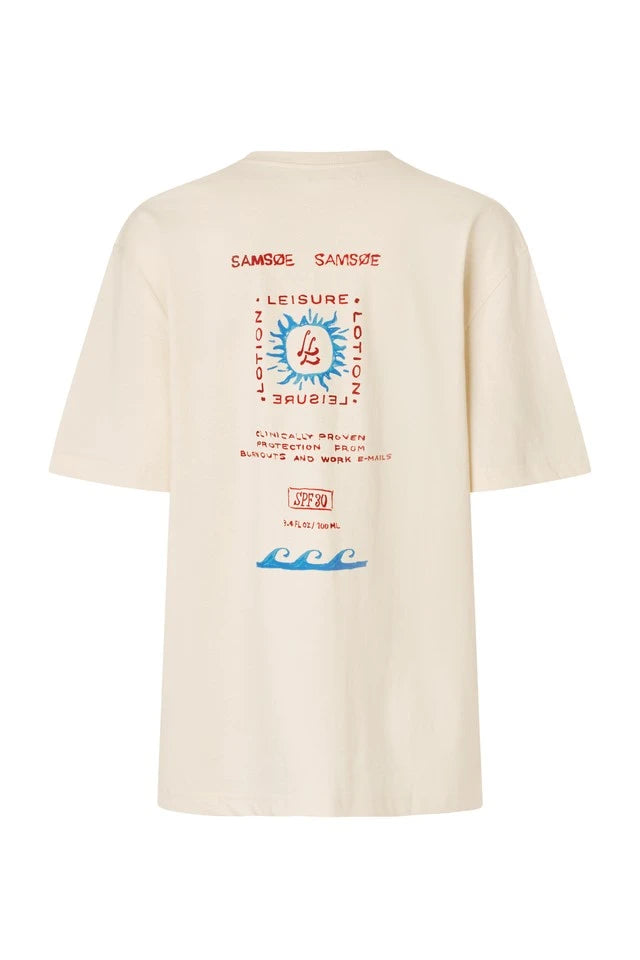 SAMSOE Sagergei T-shirt 15: بيج تيشيرت للرجال