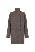 SAMSOE Sahanne Mulch MEL: brown jacket for women