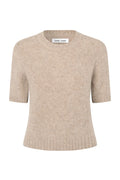 SAMSOE Sajeanne Blush: beige T-shirt voor dames