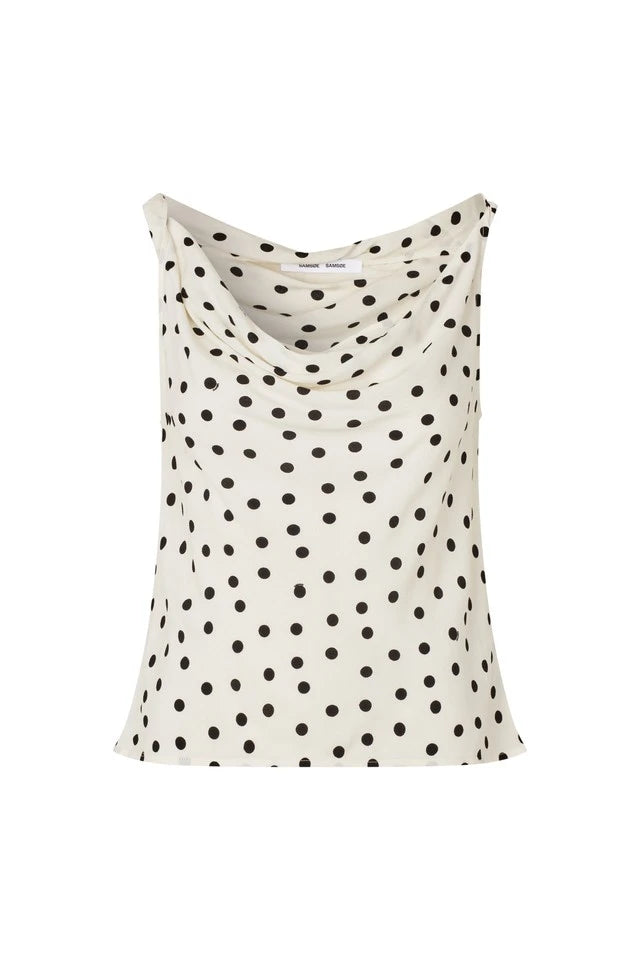 SAMSOE Sapoppy TOP 16060 Drifting DOTS Egret: multicolor تيشيرت للنساء