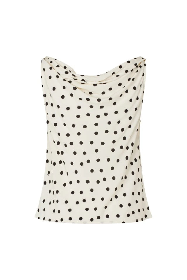 SAMSOE Sapoppy TOP 16060 Drifting DOTS Egret: multicolor تيشيرت للنساء