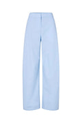 SAMSOE Saroko Trousers 160 Light BLUE: blau pantalons per a dona