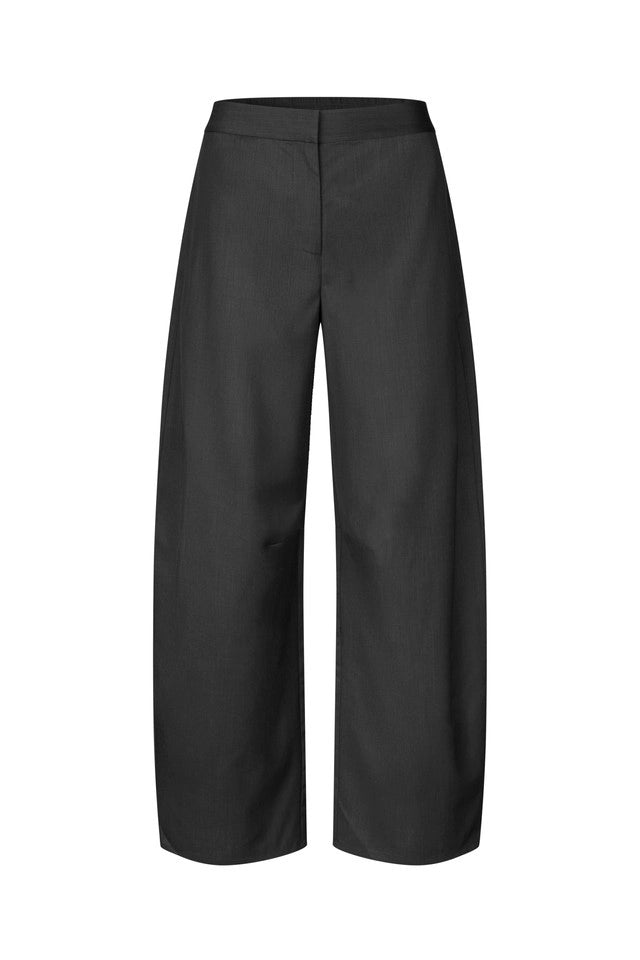 SAMSOE Saroko Black MEL: nero pantaloni da donna