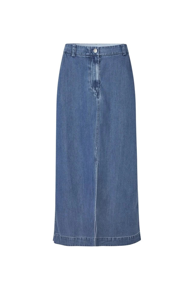 SAMSOE | SKIRTS | WOMEN | SATOVES SKIRT 15645 MEDIUM DENIM BLUE | BLUE