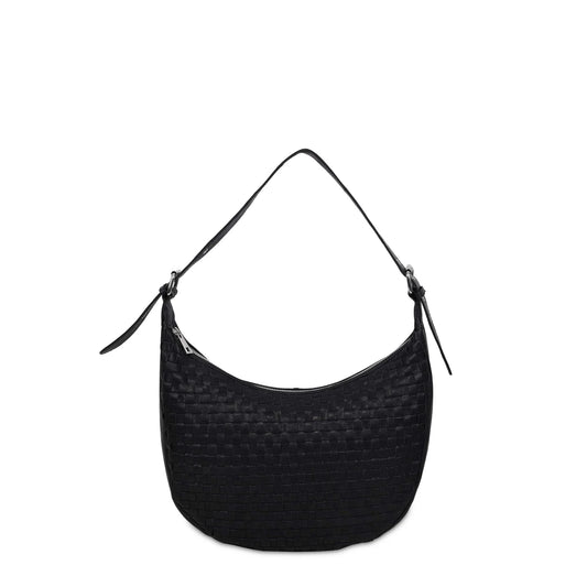 NUNOO | BOSSA DONA | SMALL STELLA TEXES BRAIDED BLACK | NEGRE