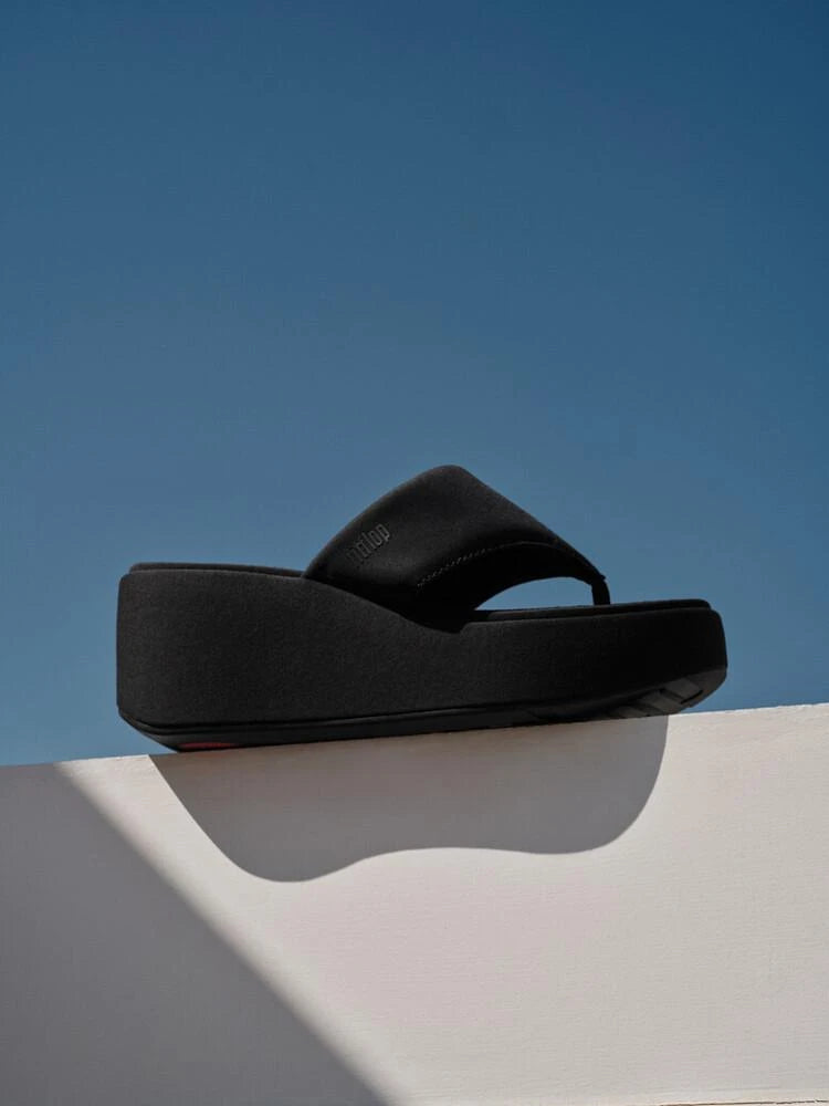 FITFLOP | SANDALIAS | MUJER | W PLATFFORMS WEDGE BLACK | NEGRO