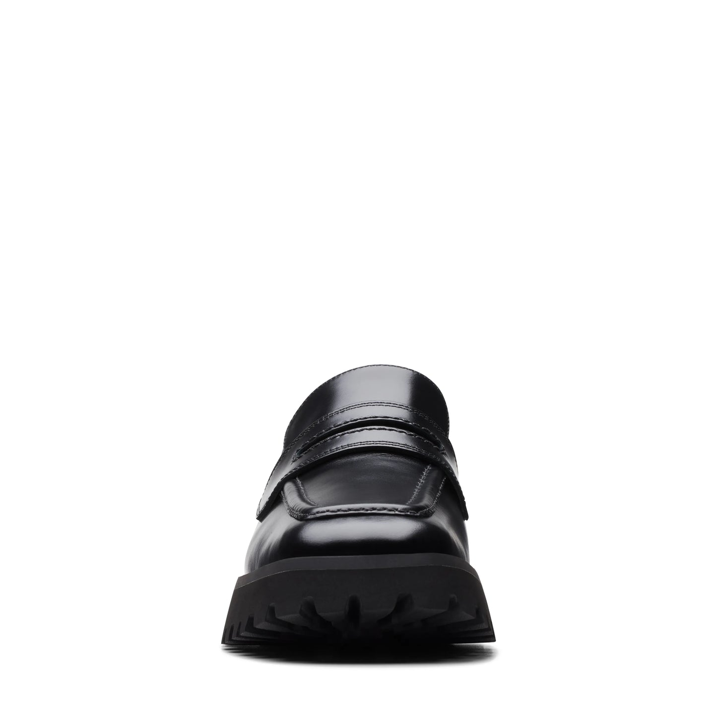 CLARKS | MOCASINES MUJER | STAYSO EDGE BLACK LEATHER | NEGRO