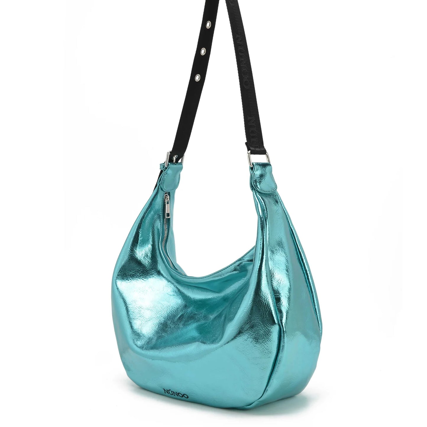 NUNOO | महिलाओं के लिए कंधे का बैग | STELLA RECYCLED COOL LIGHT BLUE | नीला