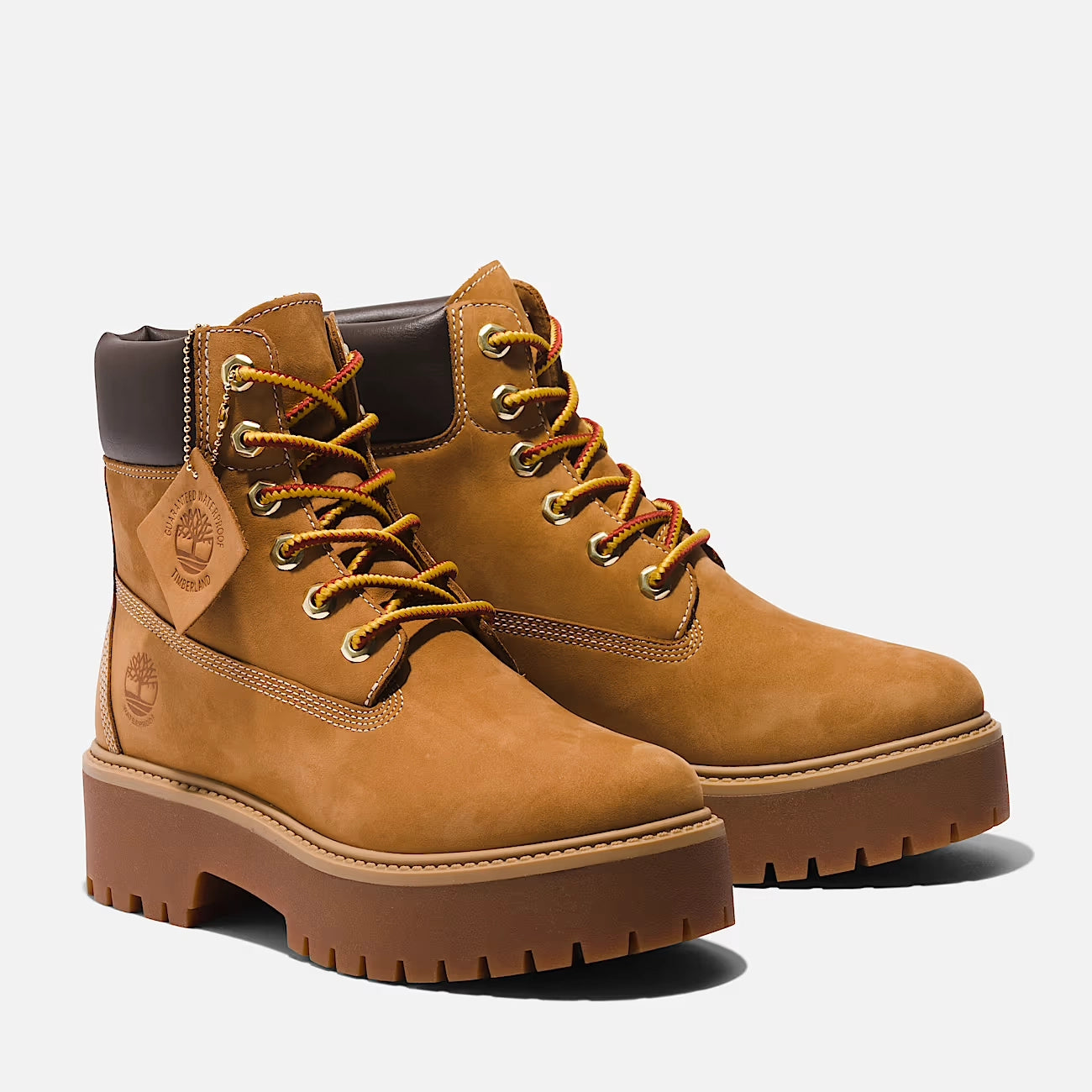 TIMBERLAND | BOTAS MUJER | STONE STREET 6 INCH PREMIUM PLATFORM BOOT WHEAT | AMARILLO