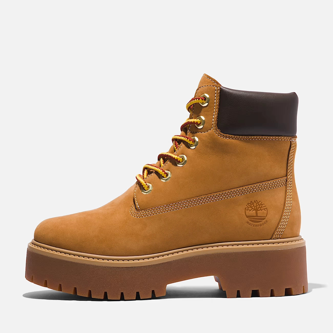 TIMBERLAND | BOTAS MUJER | STONE STREET 6 INCH PREMIUM PLATFORM BOOT WHEAT | AMARILLO