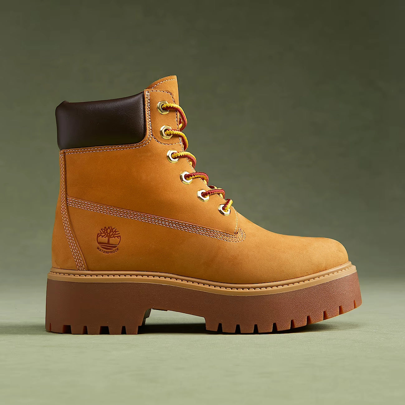TIMBERLAND | BOTINES | MUJER | 6-INCH CON PLATAFORMA PREMIUM | AMARILLO
